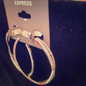 Express, Silver earrings